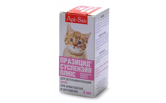 Препараты для лечения токсокароза у кошек
